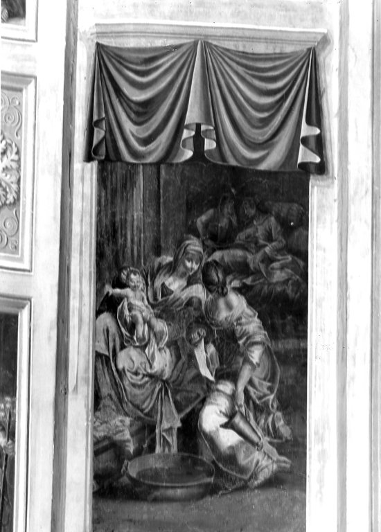 Nascita di Maria (dipinto) - ambito romano (seconda met&agrave; sec. XVII)
